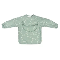 Bavoir A Manches Evolutif 2 En 1 Sage Green