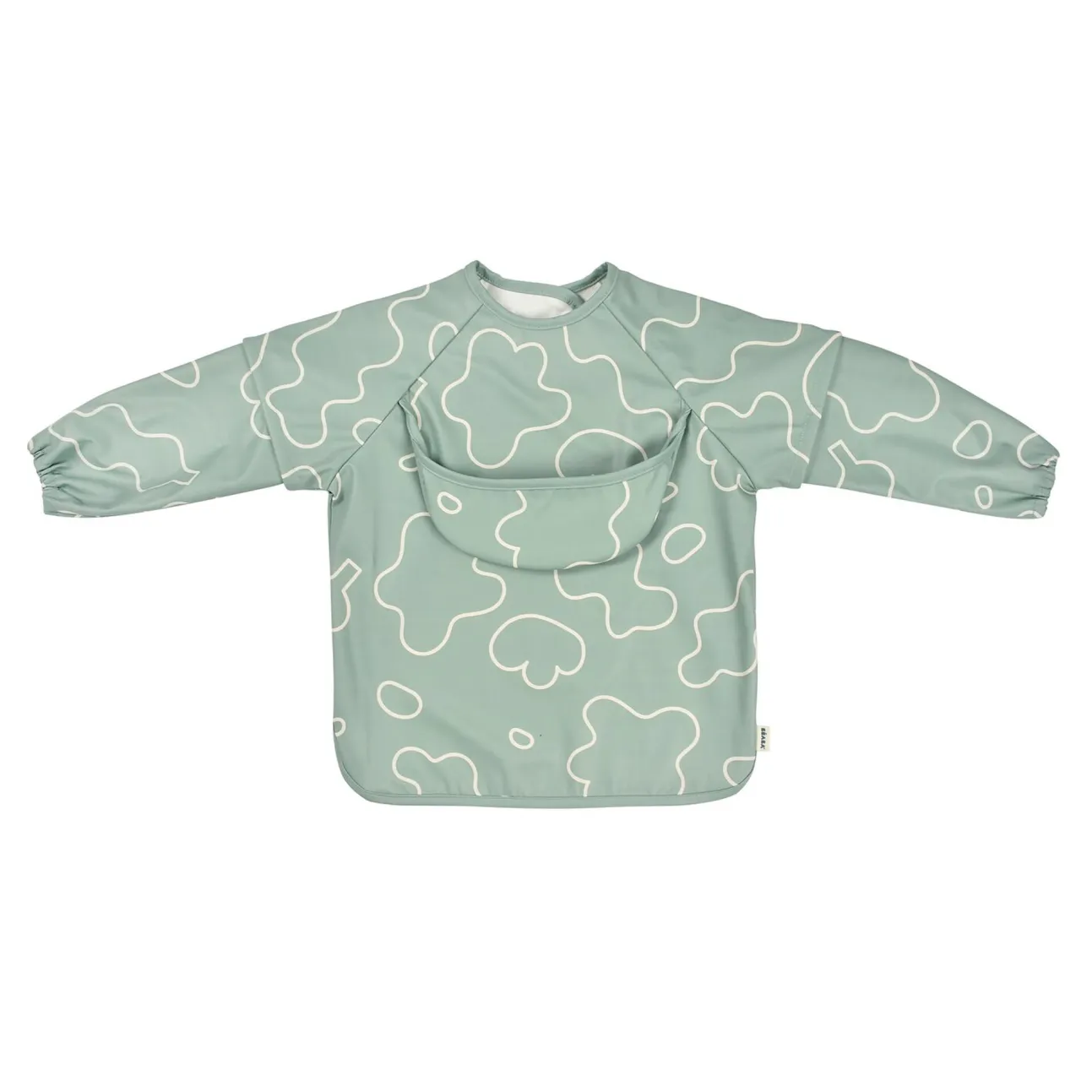 Bavoir A Manches Evolutif 2 En 1 Sage Green