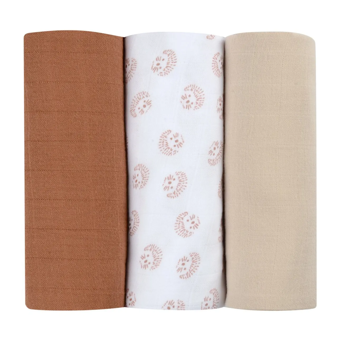 Lot De 3 Langes En Coton Hedgehog