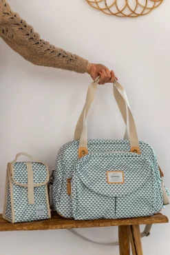 Sac A Langer Geneve Ii Play Print Sage Green