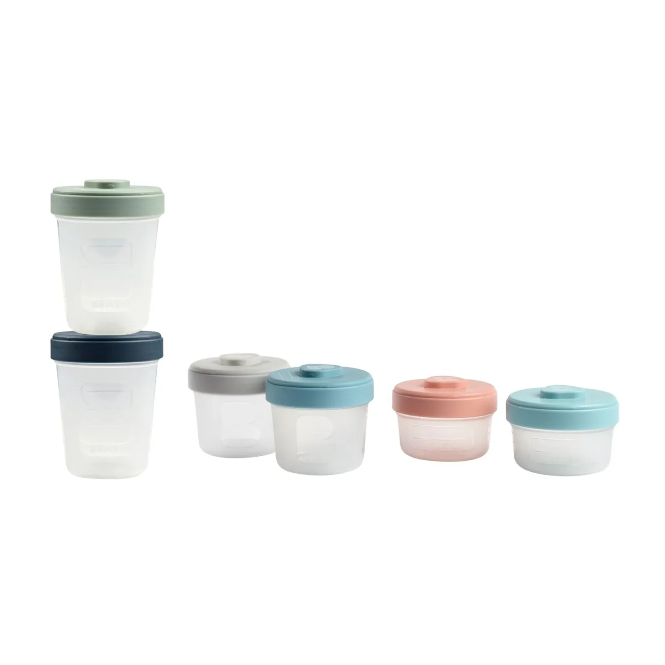 Set Integral 6 Portions Clip - (2X90Ml + 2X150Ml + 2X250Ml)