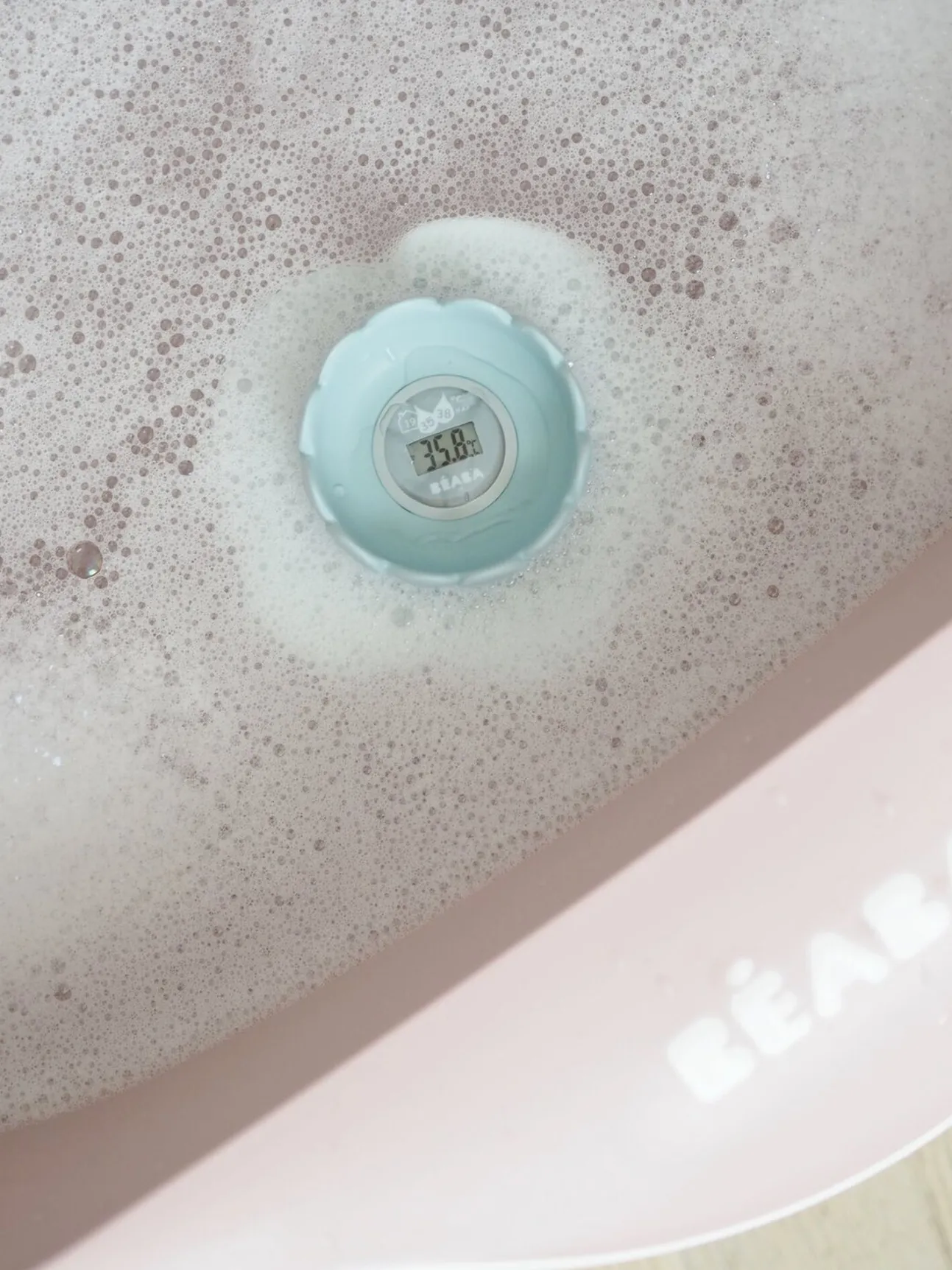 Thermometre De Bain Lotus Green Blue